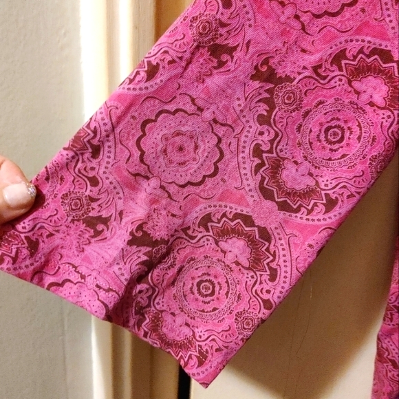 Pink boho top - Picture 3 of 4